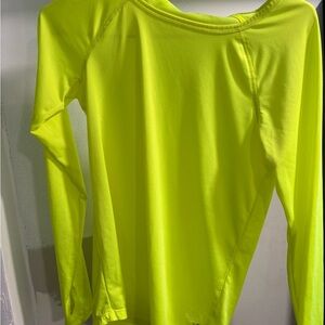 Victoria's Secret Bright Lime Long Sleeve Tee